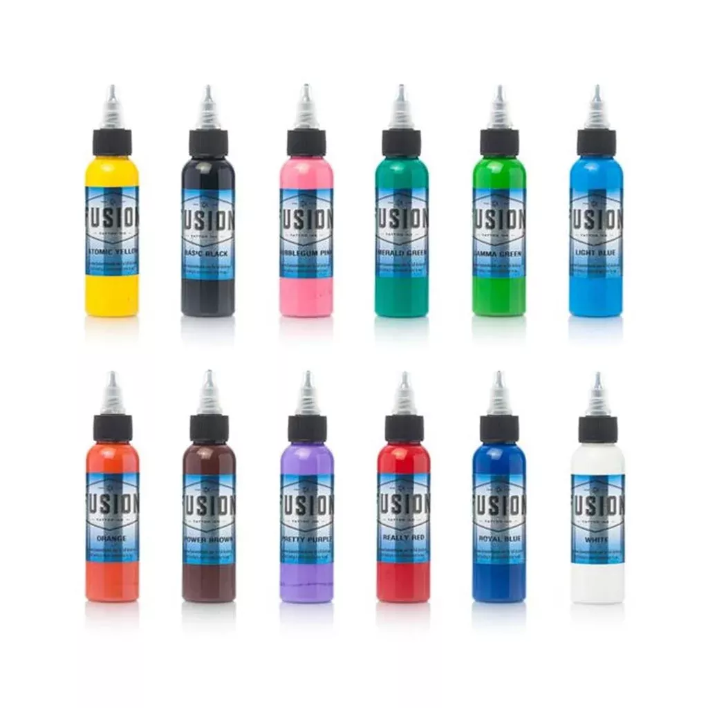 Fusion Pre-Packaged 12 Color Sample Set 1oz