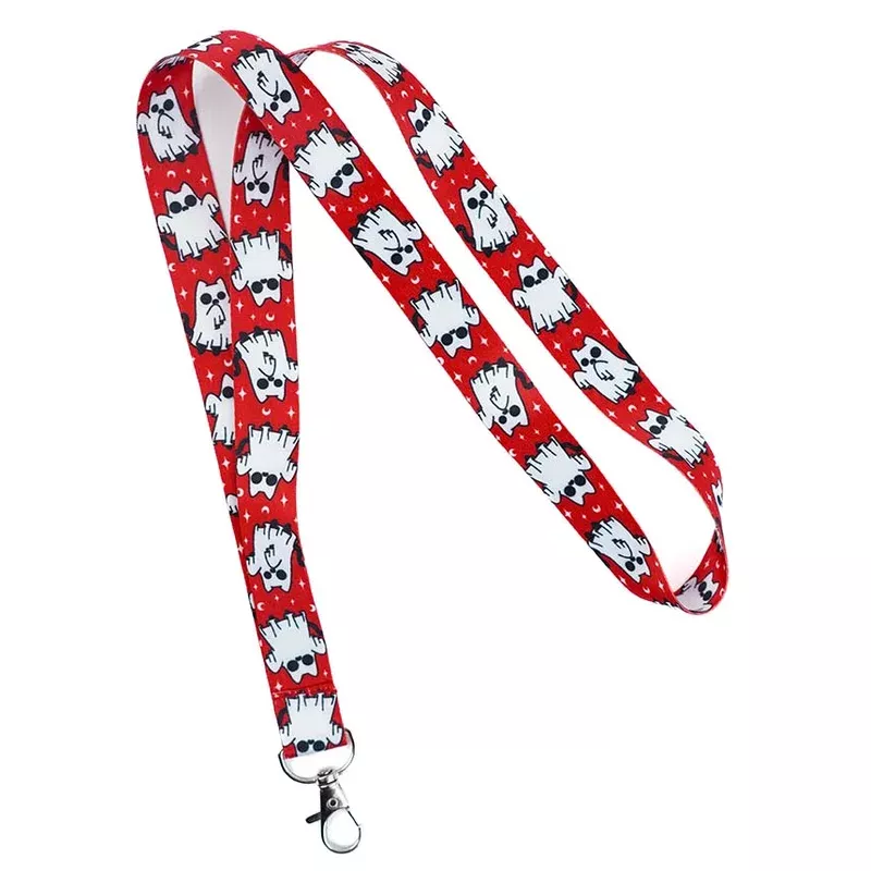 Ghostly Kitties [Red] | LANYARD