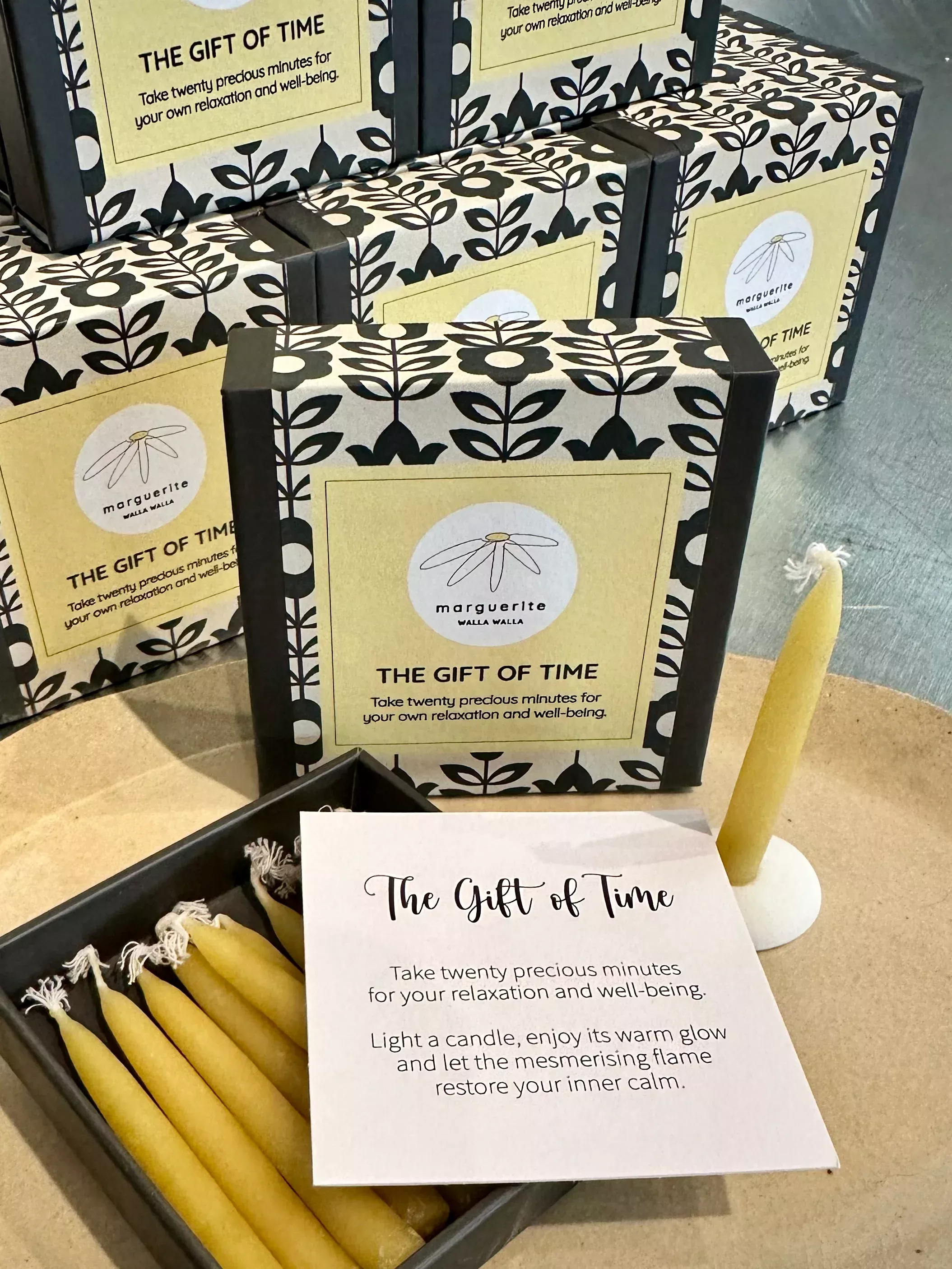 gift-time-marguerite-20-minute-mini-candles The Gift of Time - Marguerite 20 Minute Mini Candles