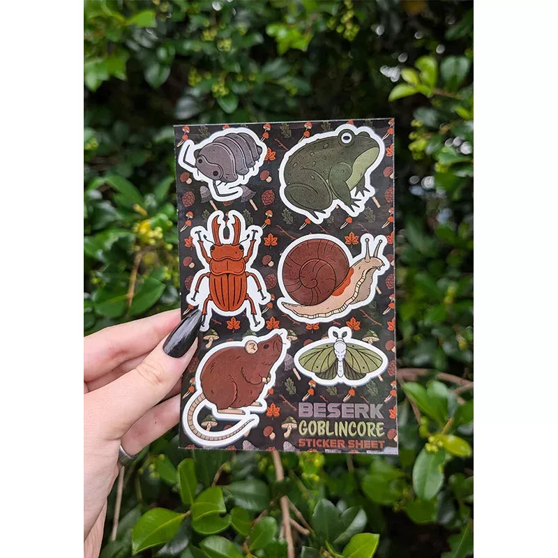 goblincore-sticker-sheet Goblincore | STICKER SHEET