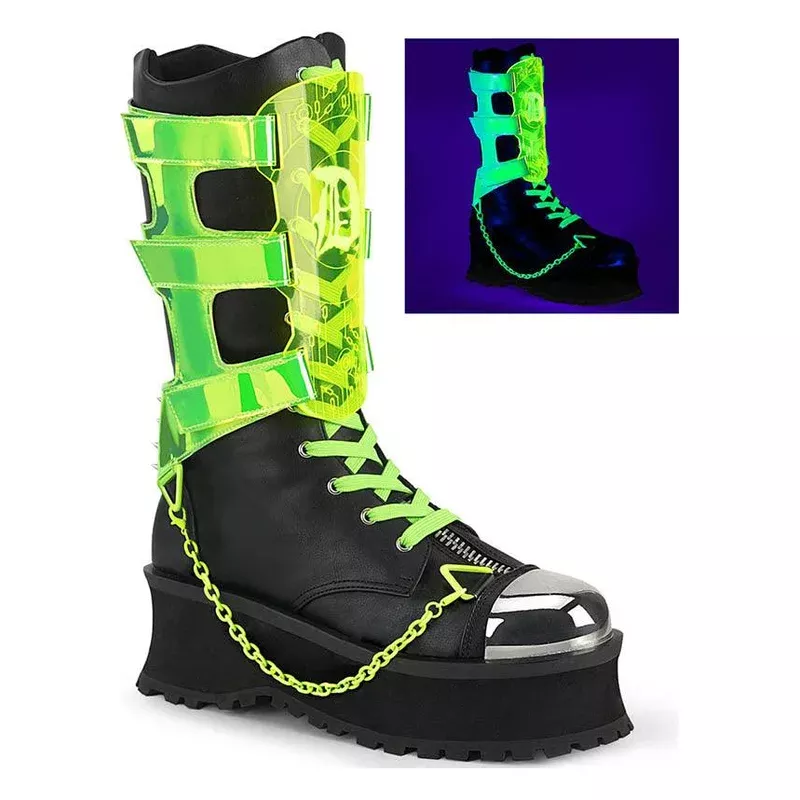 GRAVEDIGGER-255 [Black] | PLATFORM BOOTS [PREORDER]