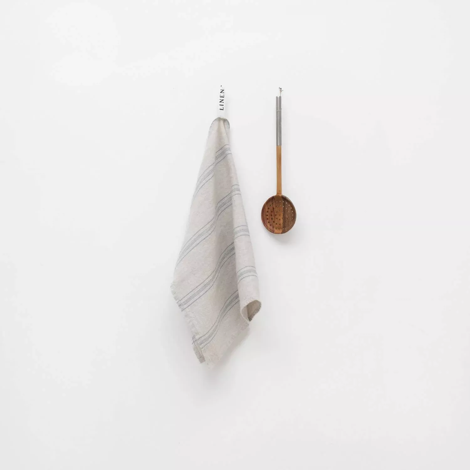 grey-blue-wide-stripe-rustic-linen-kitchen-towel Grey Blue Wide Stripe Rustic Linen Kitchen Towel