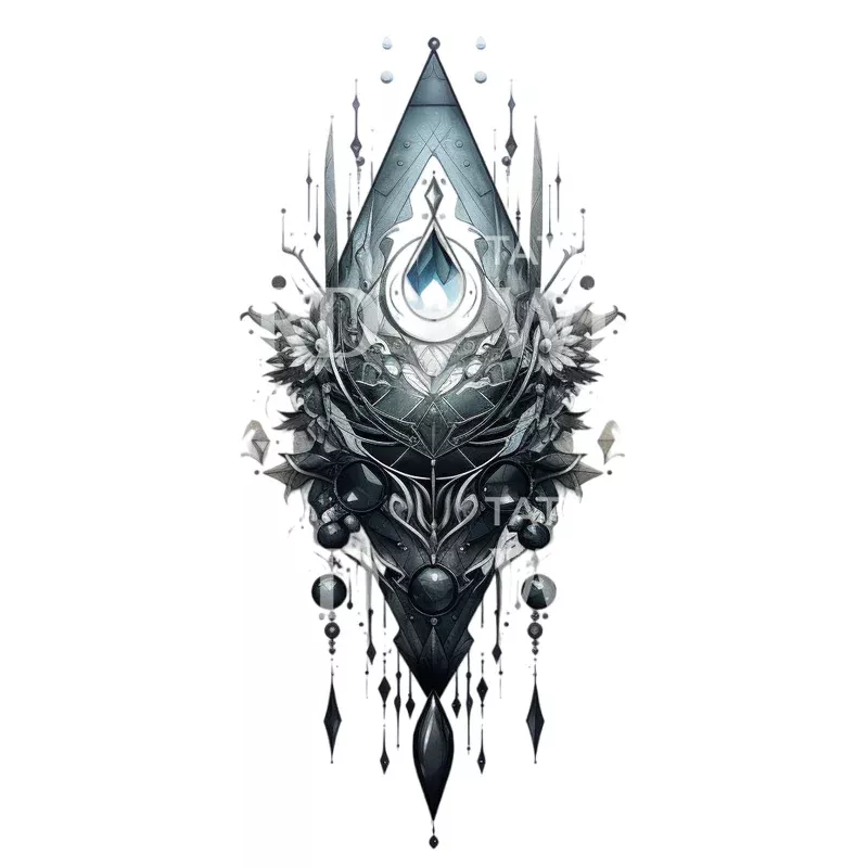 half-sleeve-talisman-tattoo-design Half Sleeve Talisman Tattoo Design
