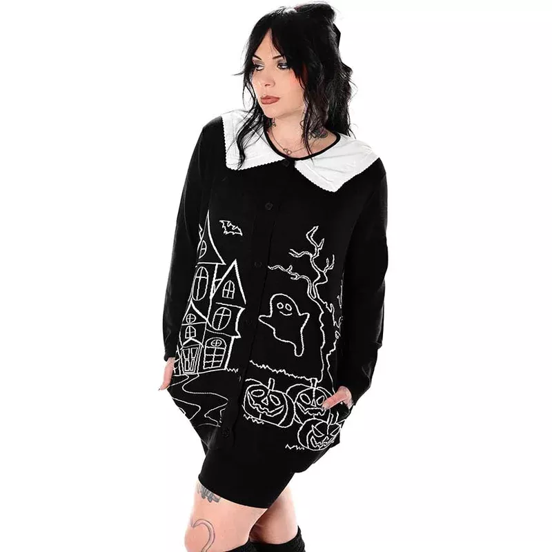 haunted-house-collar-cardigan Haunted House Collar | CARDIGAN*
