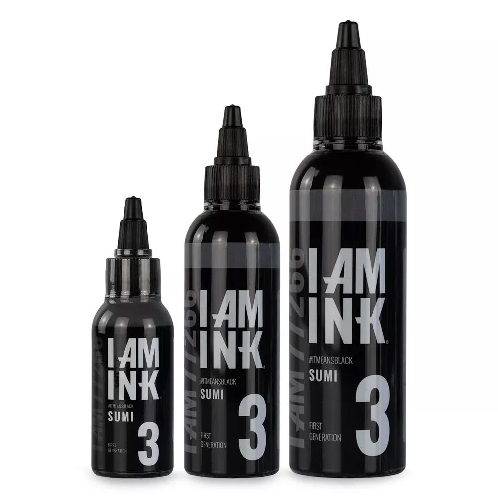 I AM INK-First Generation 3 Sumi-50ml