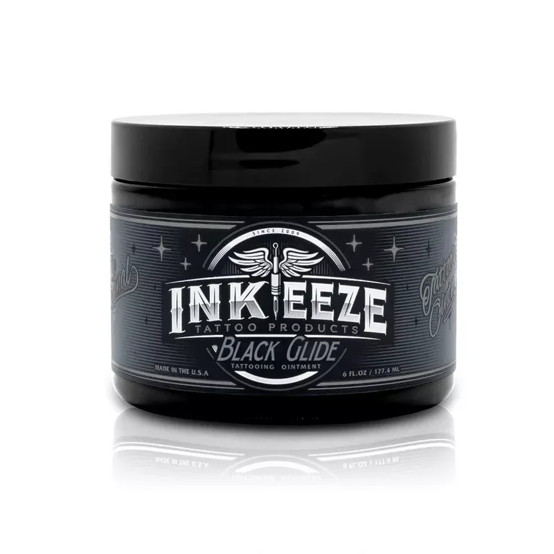 ink-eeze-black-glide-tattooing-ointment6oz-jar INK-EEZE Black Glide Tattooing Ointment6oz Jar