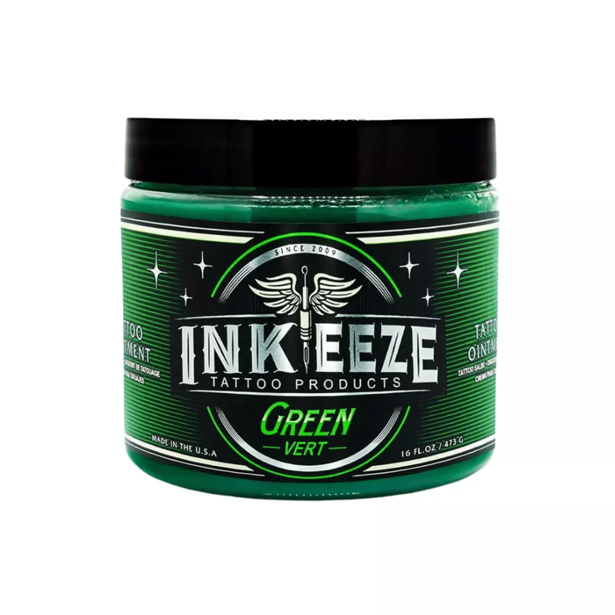 inkeeze-vert-onguent-de-tatouage-16oz-473g Inkeeze Vert - Onguent de Tatouage (16oz/473g)