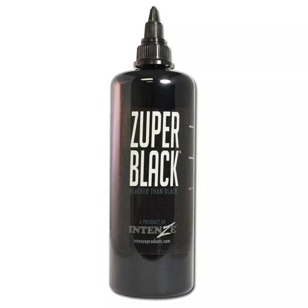 intenze-ink-intenze-12-oz-zuper-black Intenze Ink - INTENZE 12 oz. Zuper Black