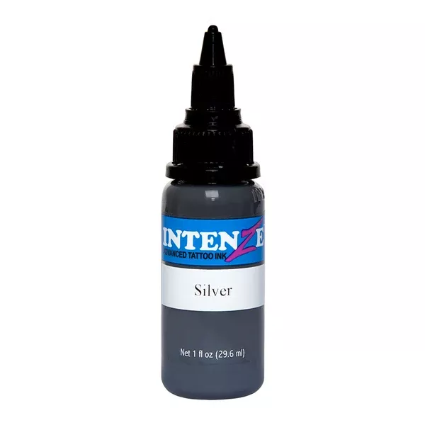 intenze-silver-tattoo-ink-1oz Intenze Silver Tattoo Ink - 1oz