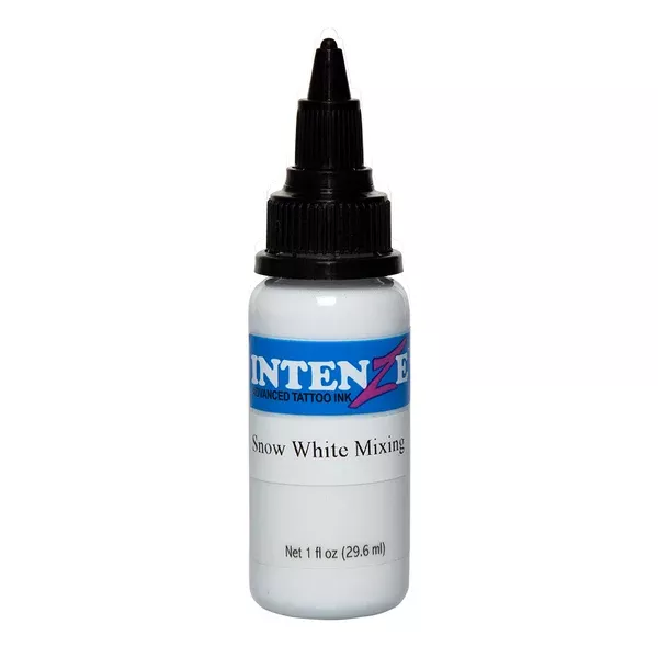 Intenze Snow White Mixing Tattoo Ink - 1oz