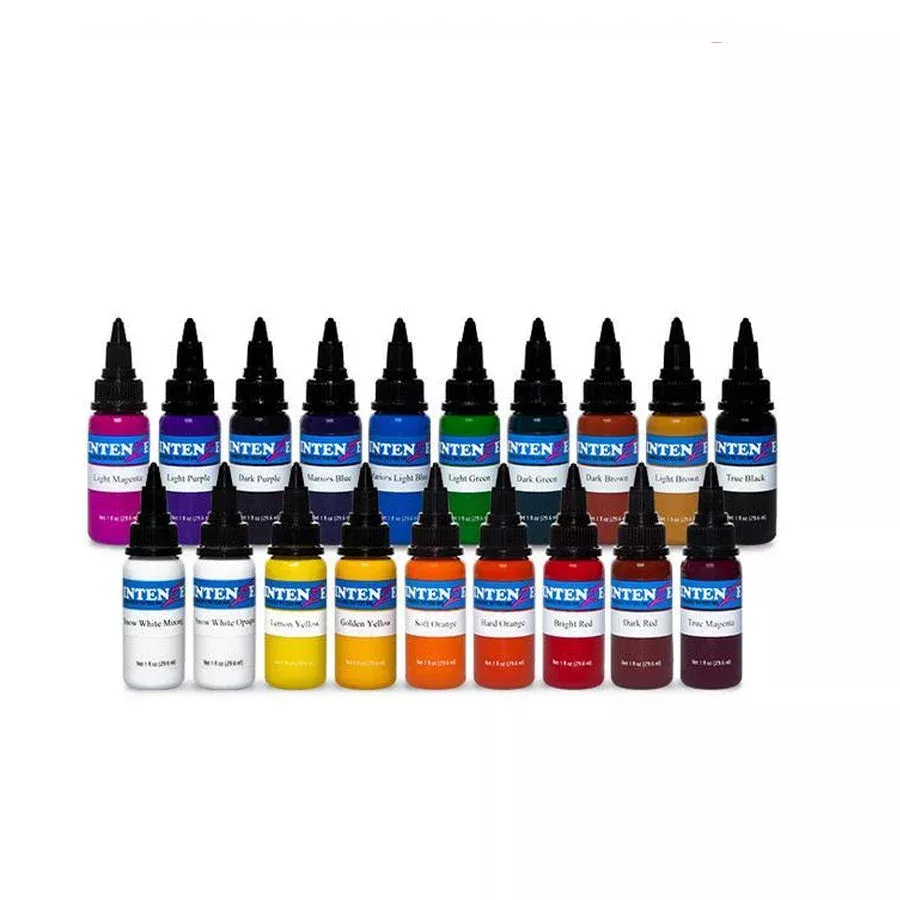 Intenze Tattoo Basic Colors Set 19 Bottles