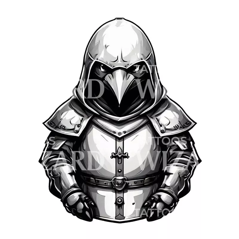 Iron Hawk Mythical Tattoo Design
