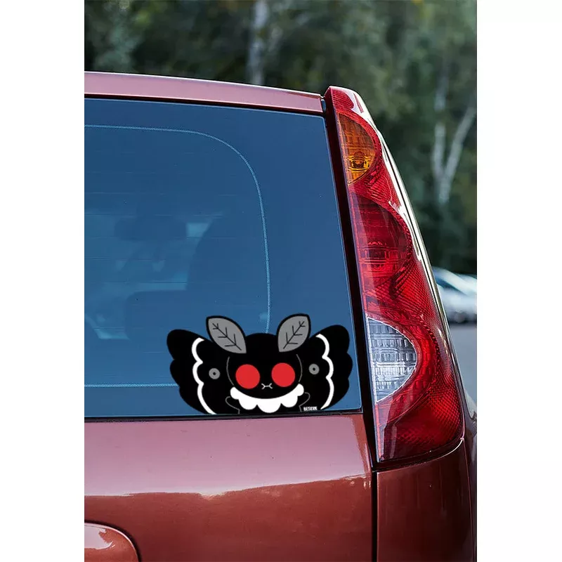 kawaii-mothman-peeker-sticker Kawaii Mothman | PEEKER STICKER