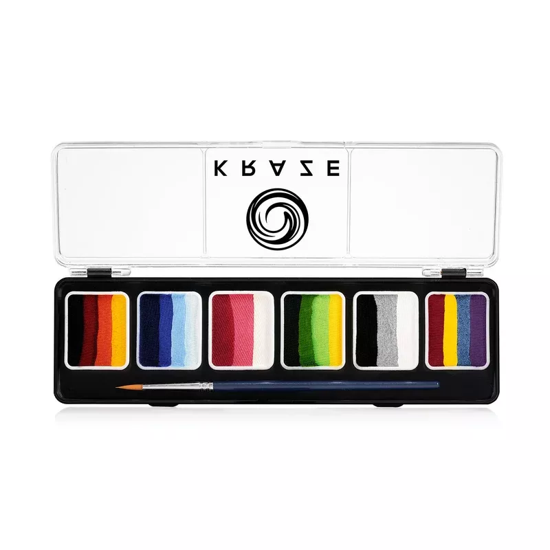 kraze-fx-splash-6-split-cake-palette-6-gm-each Kraze FX Splash 6 Split Cake Palette (6 gm each)