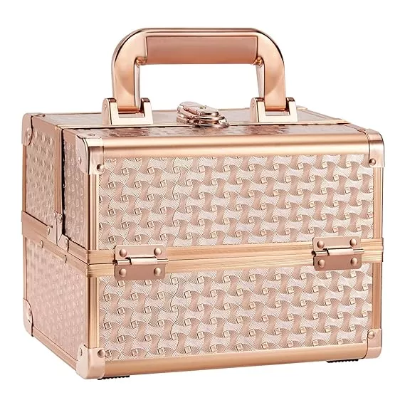 makeup-case-organizer-with-lock-compartments Makeup Case Organizer With Lock and compartments