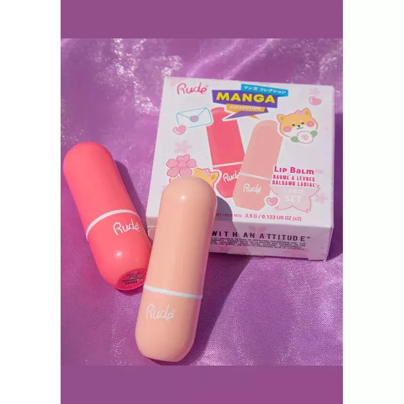 Manga [Watermelon/Peach Sparkle] | LIP BALM DUO*
