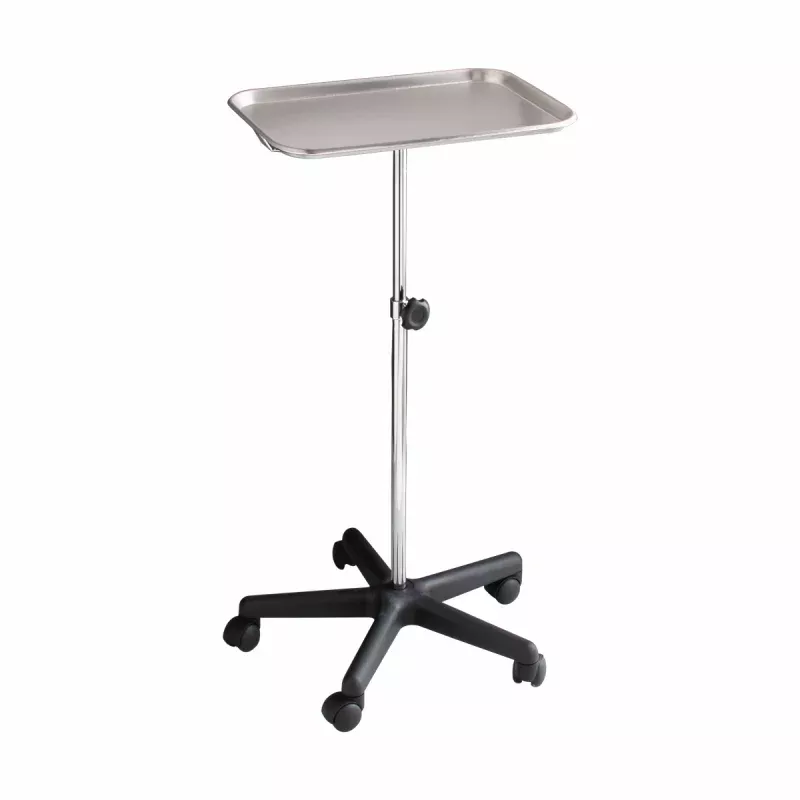 mayo-stand-single-pedestal-5-caster-base Mayo Stand - Single Pedestal - 5 Caster Base