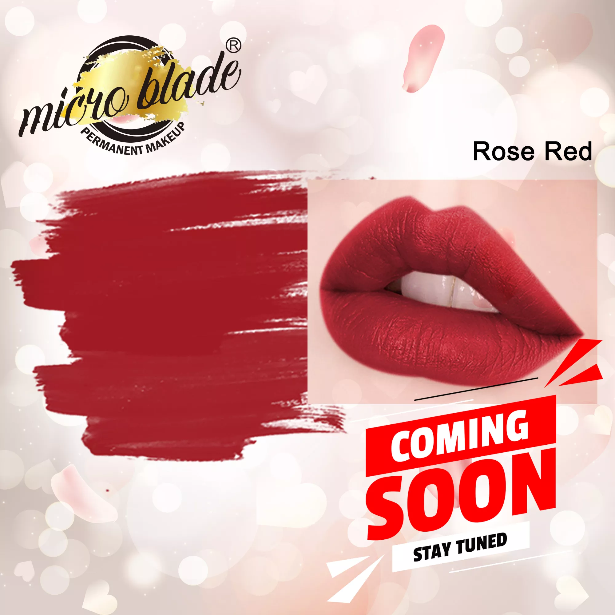 Micro Blade Pigment Rose Red — Pick Size