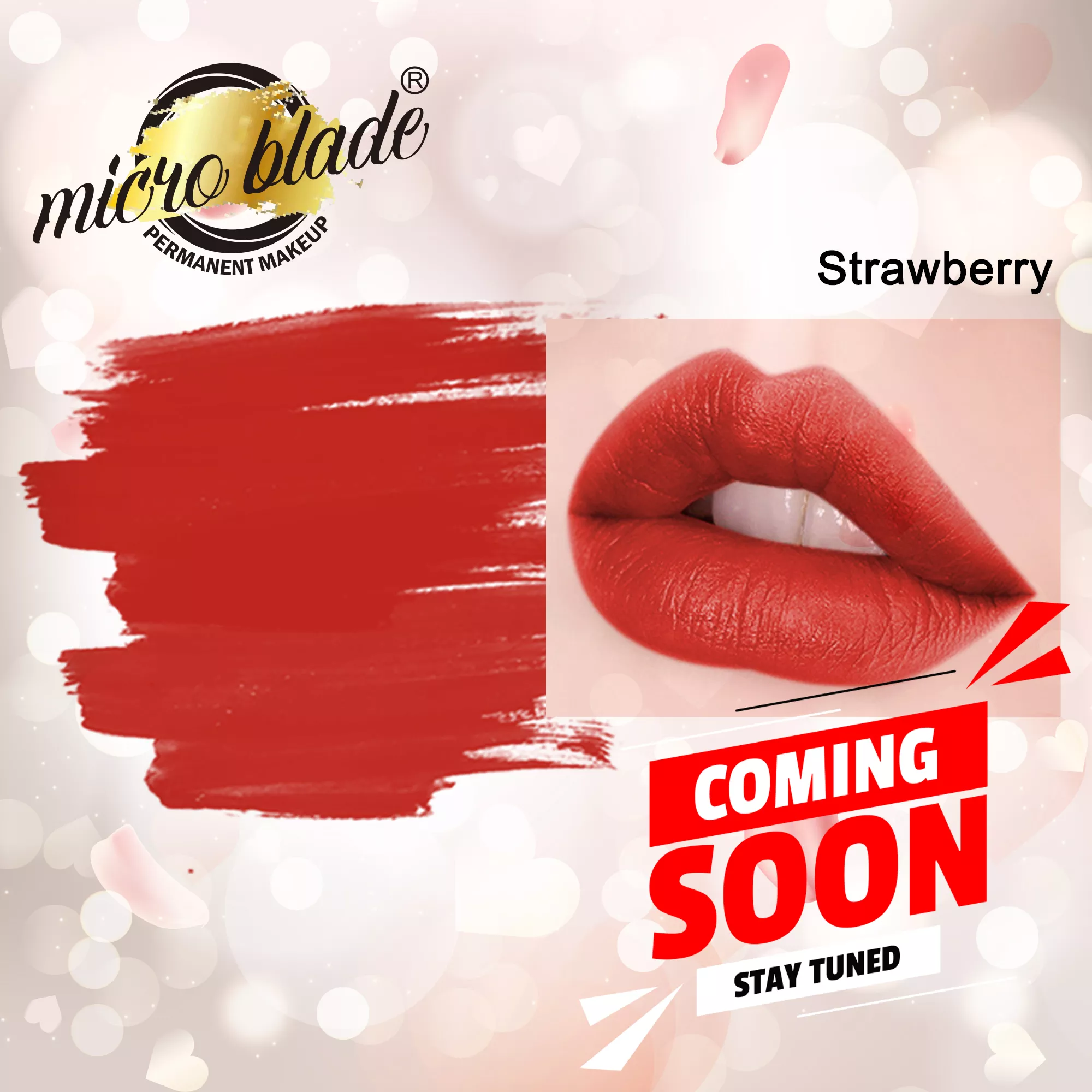 Micro Blade Pigment Strawberry — Pick Size