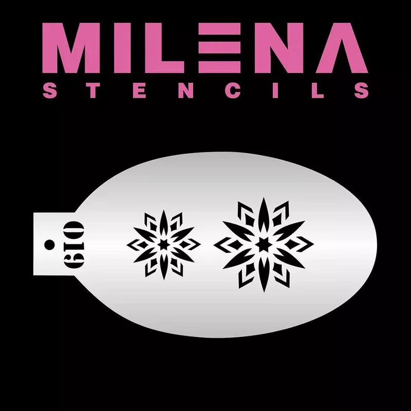 Milena Face Painting Stencils– Snowflakes 019