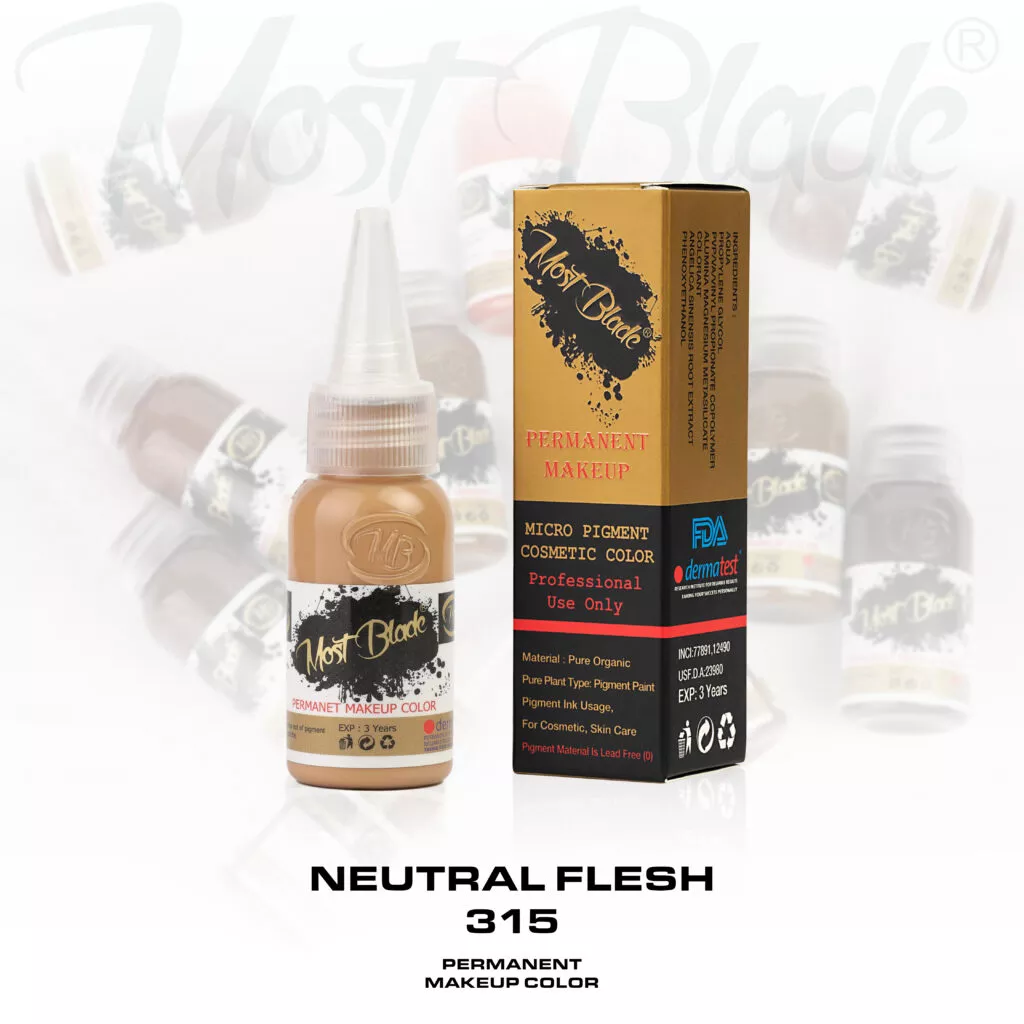 Most Blade NEUTRAL FLESH Pigment 315 — Pick Size