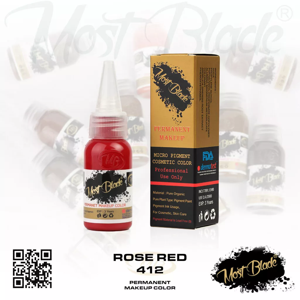 Most Blade ROSE RED Pigment 412 — Pick Size