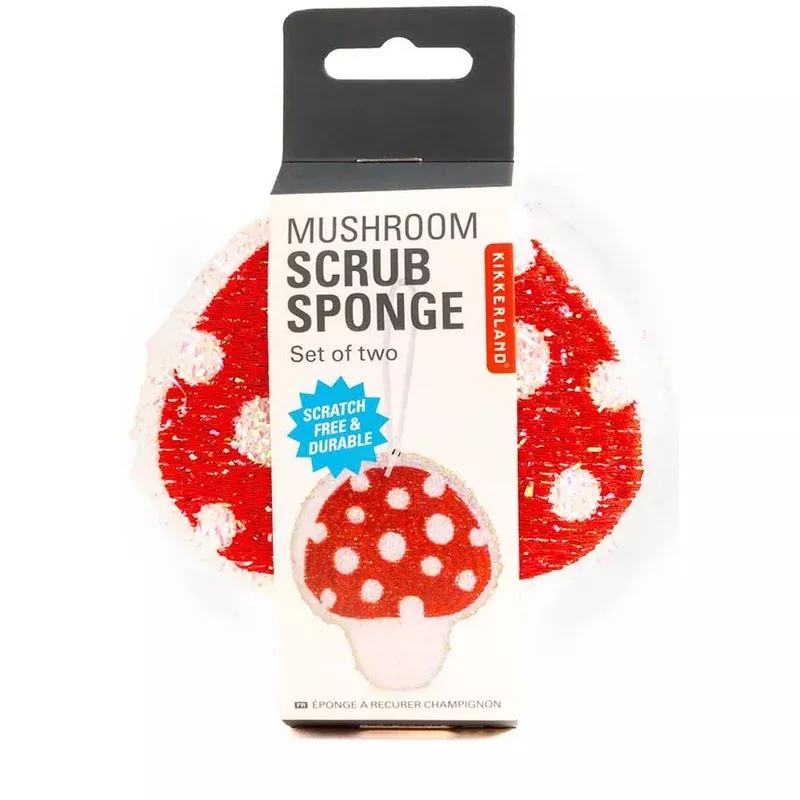 Mushroom | SCRUB SPONGE [Set of 2]