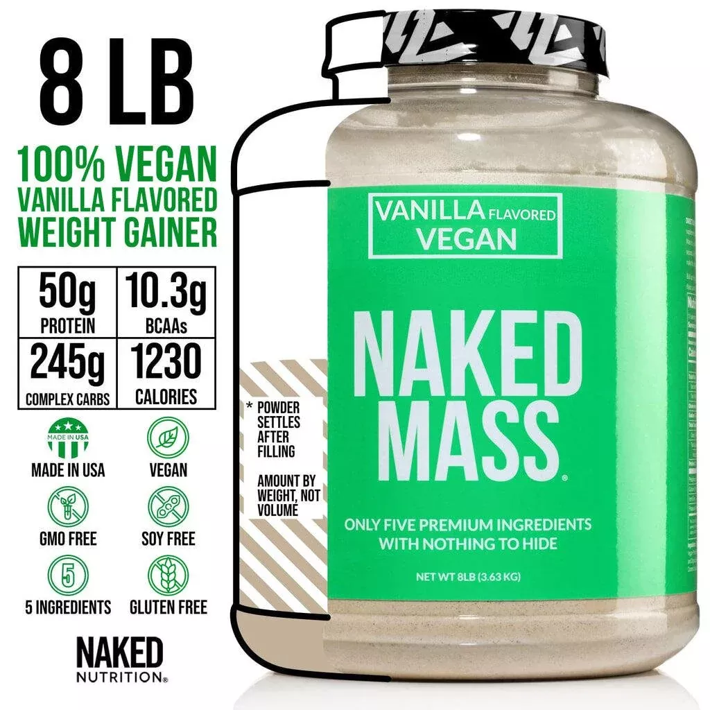 naked-mass-vegan-weight-gainer-vanilla Naked Mass Vegan Weight Gainer - Vanilla