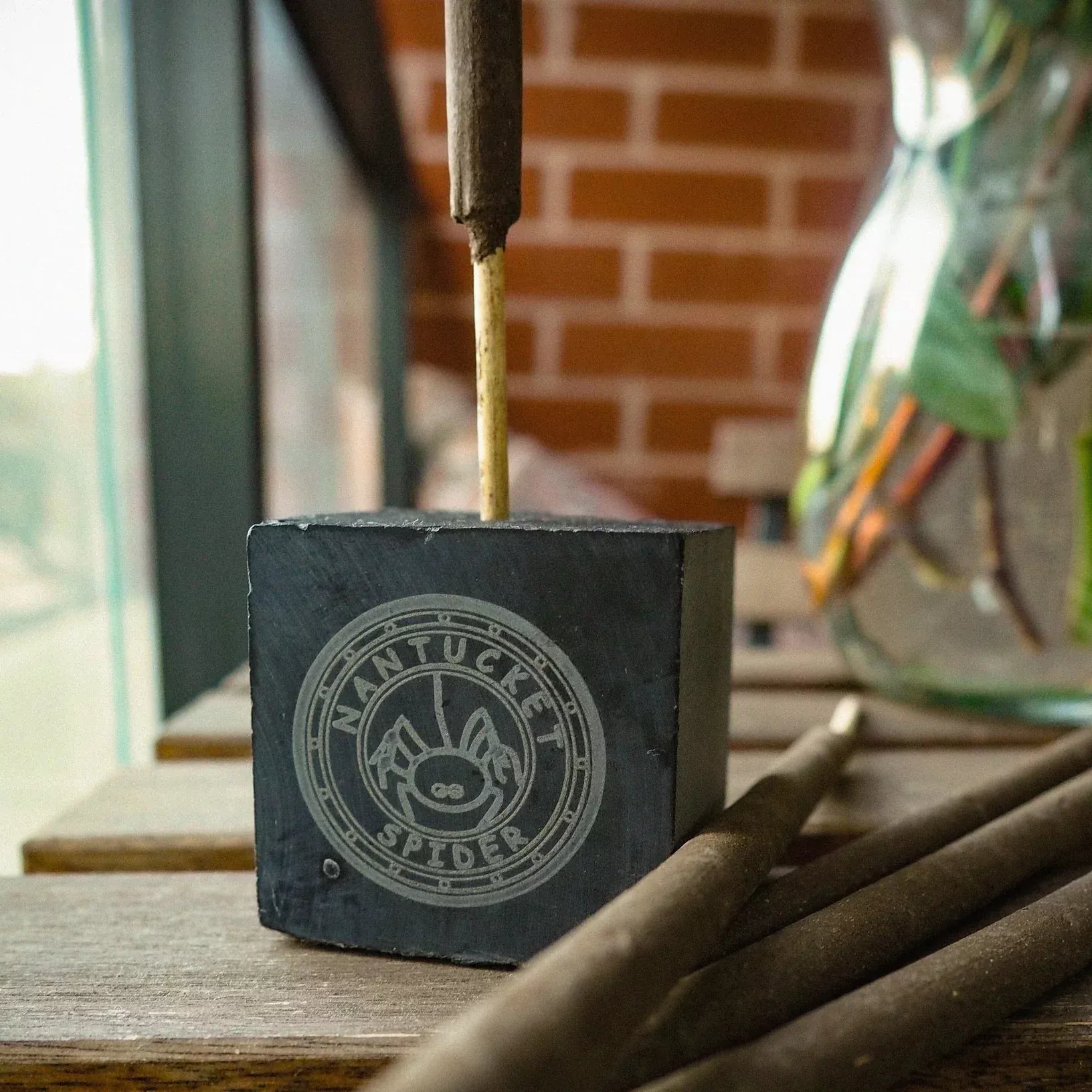 nantucket-artisanal-stone-block-incense-holder Nantucket Artisanal Stone Block Incense Holder