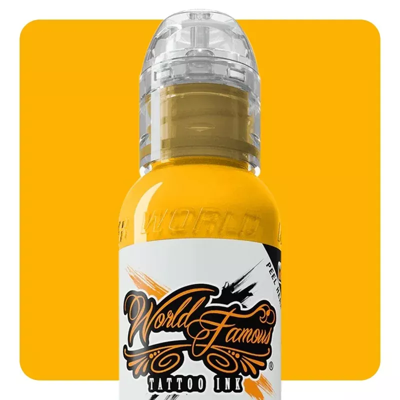 Nice YellowWorld Famous Tattoo InkPick Size
