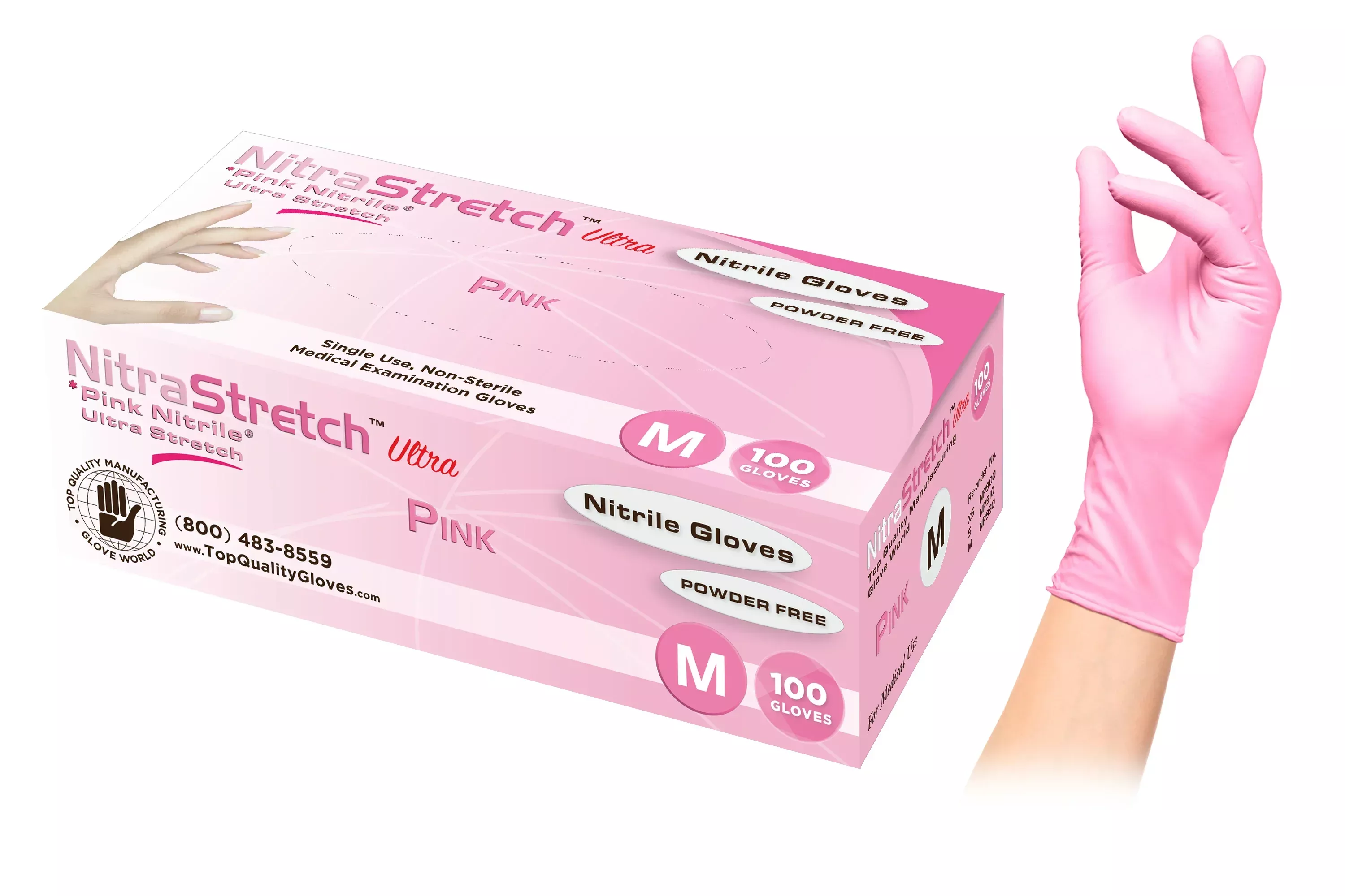 nitrastretch-pink-gloves-nitrile NitraStretch Pink™ Gloves (Nitrile)