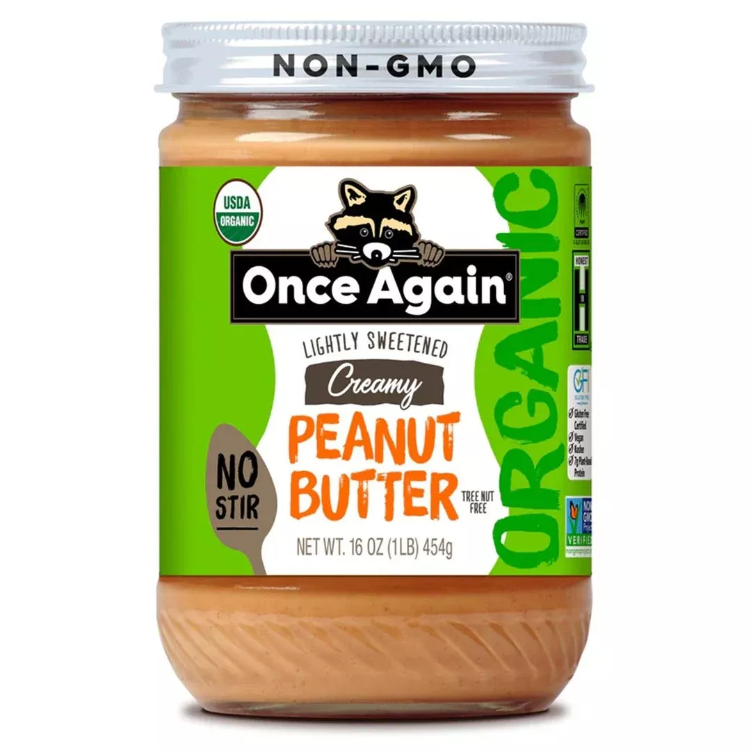 once-again-organic-no-stir-peanut-butter-creamy Once Again Organic No Stir Peanut Butter - Creamy