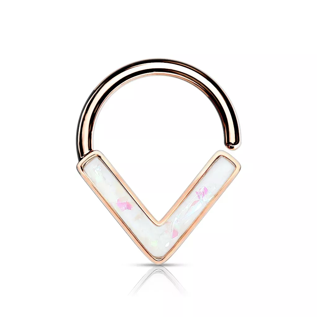 Opal Glitter Cheveron