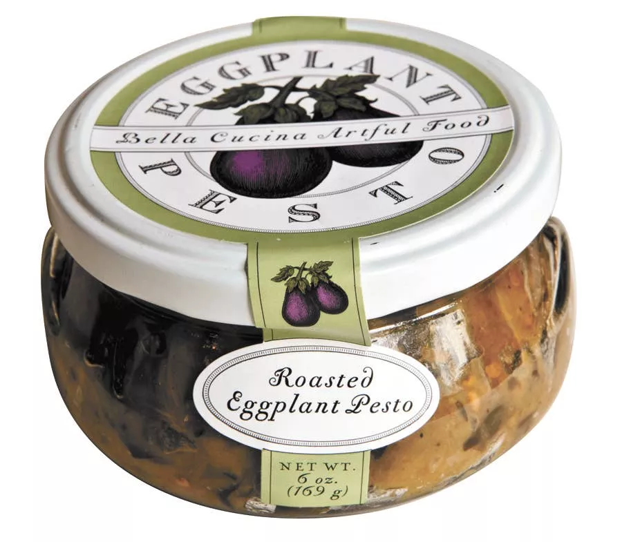 Pesto Roasted Eggplant - 6 oz.