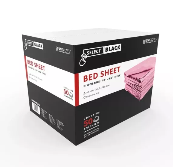 pink-premium-disposable-bed-sheets Pink Premium Disposable Bed Sheets