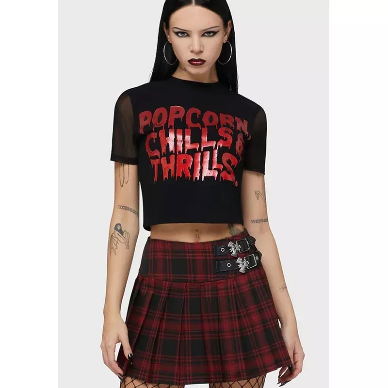 popcorn-chills-thrills-baby-tee Popcorn, Chills And Thrills | BABY TEE