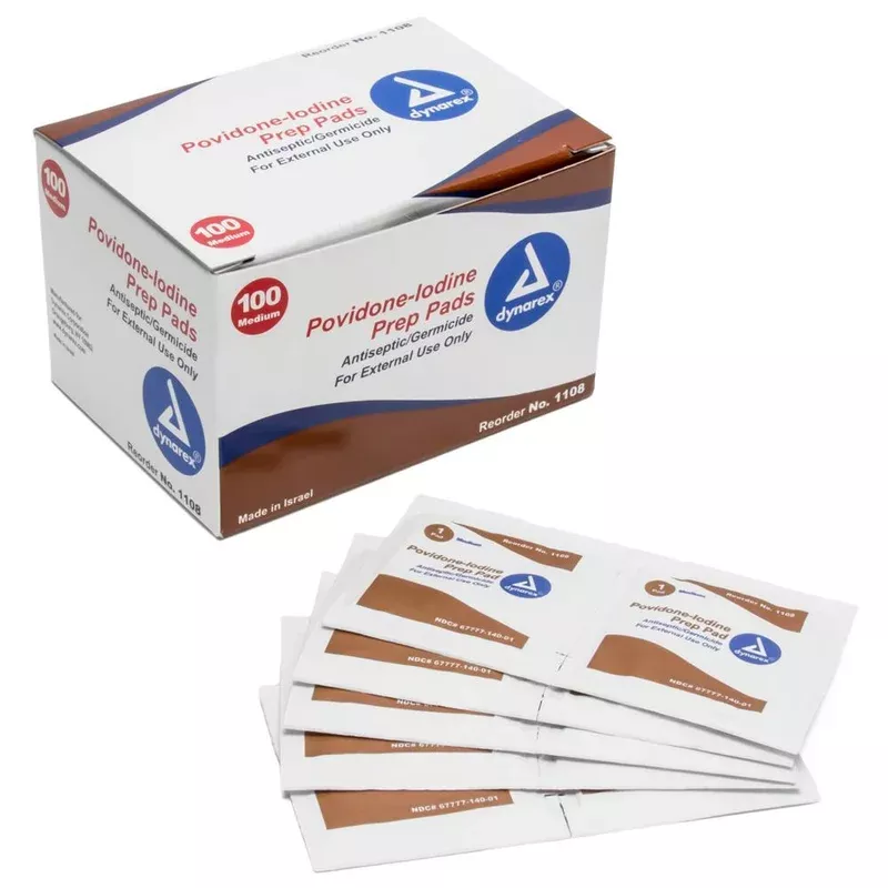 povidone-iodine-prep-pads-antiseptic-100-pads-per-box Povidone Iodine Prep Pads – Antiseptic – 100 pads per Box
