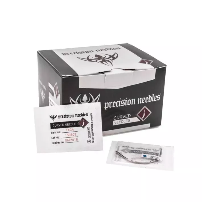 precision-brand-curved-piercing-needles-box-50 Precision Brand Curved Piercing Needles - Box of 50