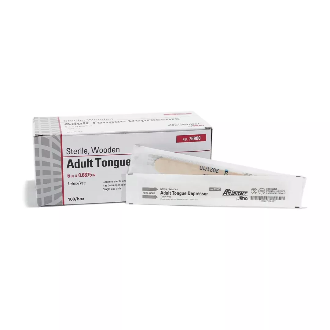 proadvantage-tongue-depressors-sterile-100-box PROADVANTAGE- TONGUE DEPRESSORS - STERILE - 100 / BOX