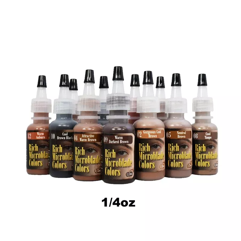 rich-microblade-colors1-4oz-bottlepermanent-makeup-pigmentpick-your-color Rich Microblade Colors1/4oz BottlePermanent Makeup PigmentPick Your Color
