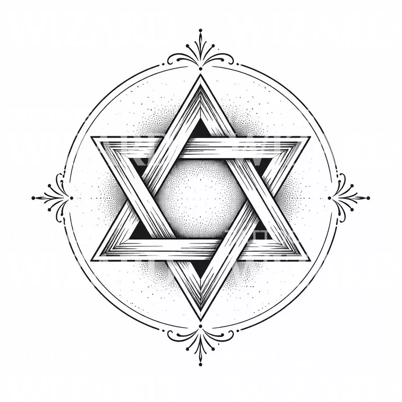 sacred-star-geometry-tattoo-illustration Sacred Star Geometry Tattoo Illustration