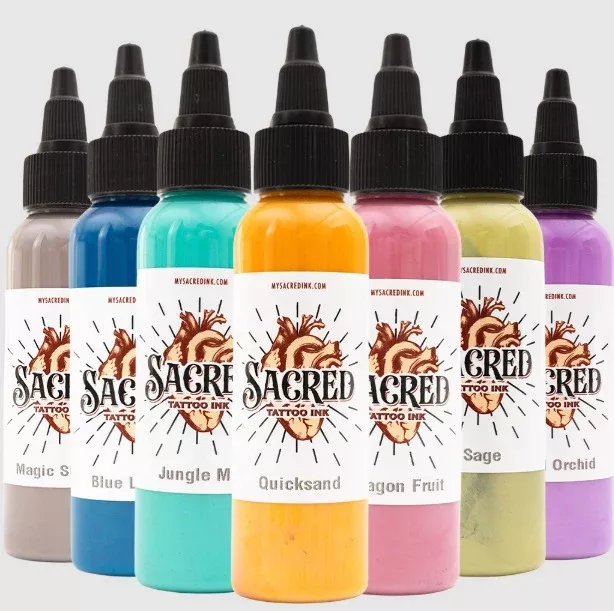 sacred-tattoo-ink-jungle-set Sacred Tattoo Ink - Jungle Set
