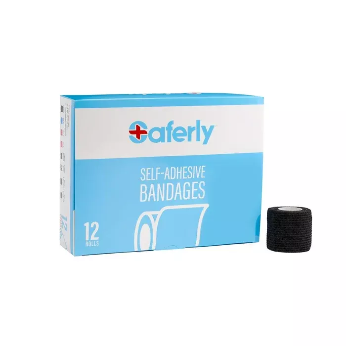 SAFERLY 2" COHESIVE WRAP — BOX OF 12
