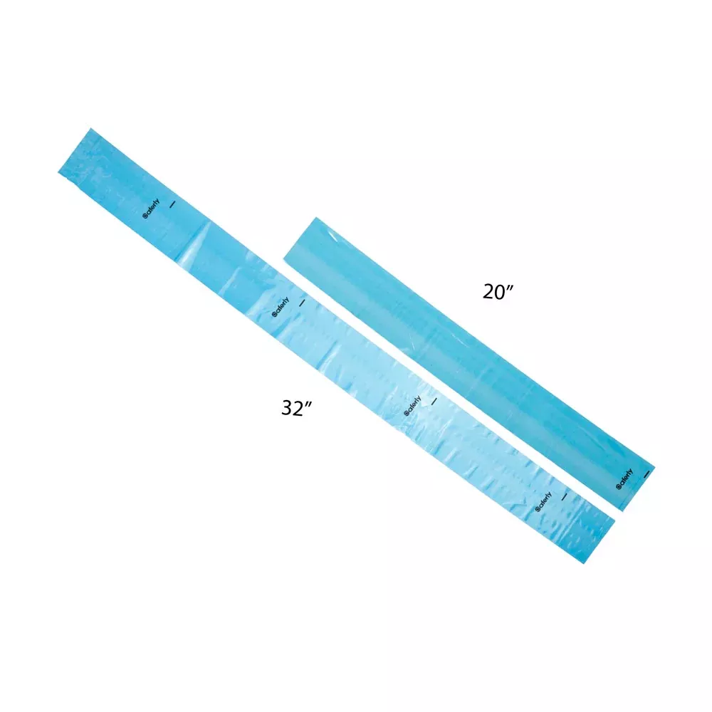 saferly-32-clip-cord-sleeves-machine-bags-blue-box-200 SAFERLY 32" CLIP CORD SLEEVES + MACHINE BAGS — BLUE — BOX OF 200