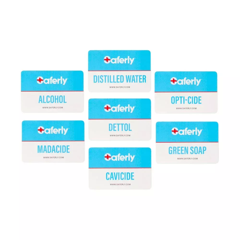 Saferly Bottle Labels — Pack of 5 — Pick Label