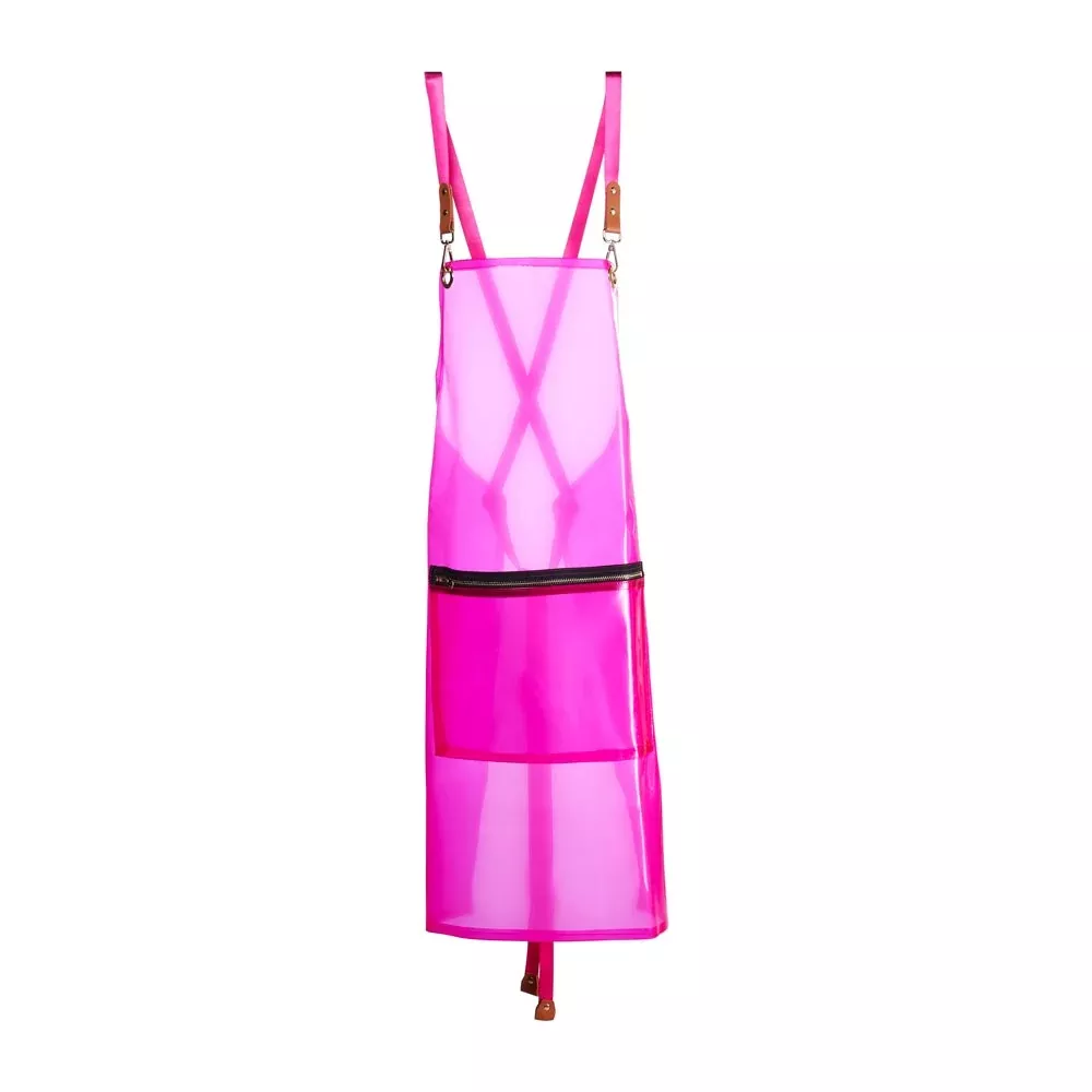 saferly-vinyl-apron-pink Saferly Vinyl Apron — Pink