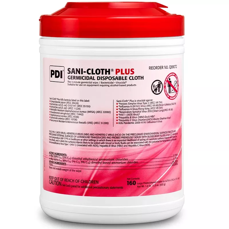 sani-cloth-plus-germicidal-disposable-cloth-red-top Sani-Cloth Plus Germicidal Disposable Cloth - Red Top