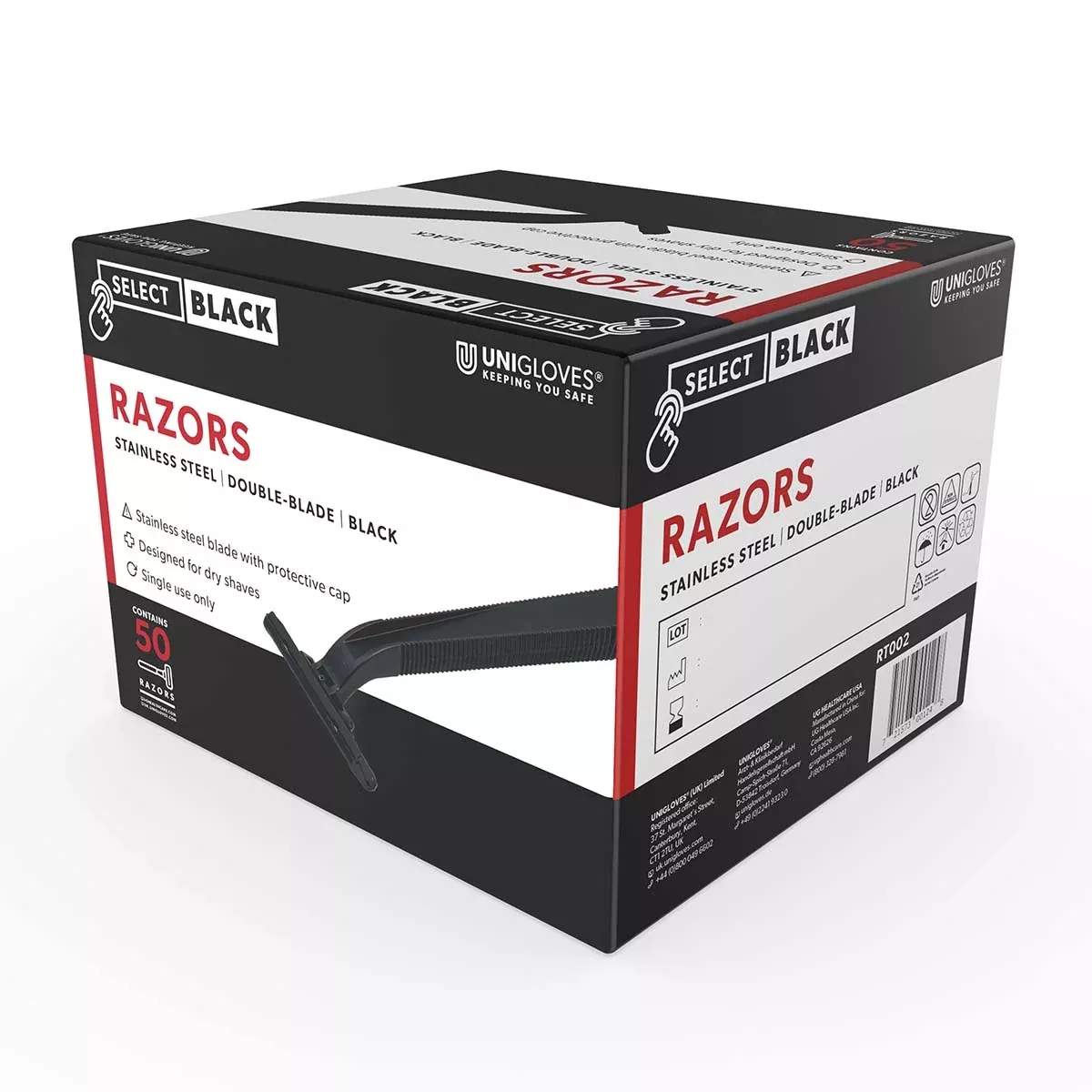 select-black-disposable-razors-50-bx Select Black Disposable Razors 50/bx