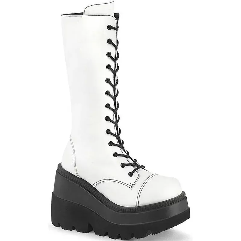 SHAKER-72 [White] | PLATFORM BOOTS [PREORDER]