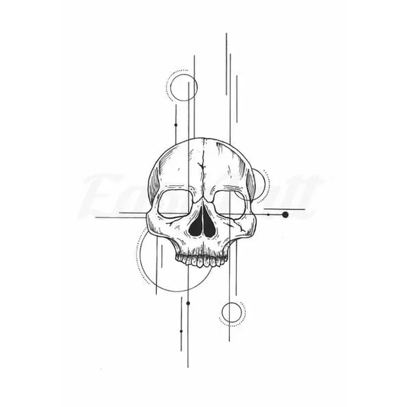 Skull – Temporary Tattoo